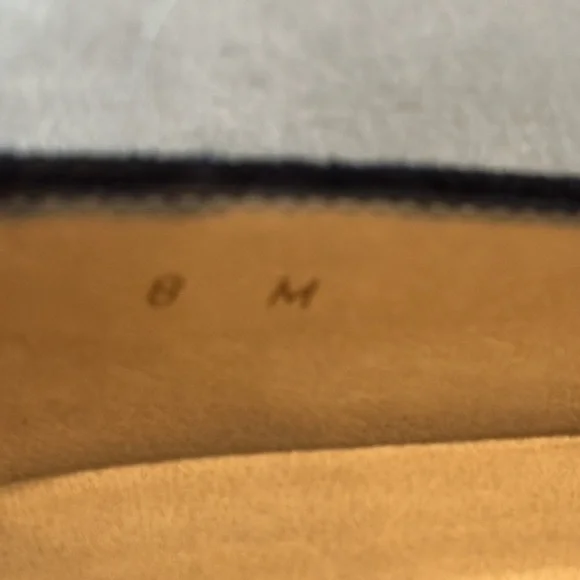 Sesto Meuuci Black Suede Embellished Slip-On Loafers Size 8 - Picture 10 of 12